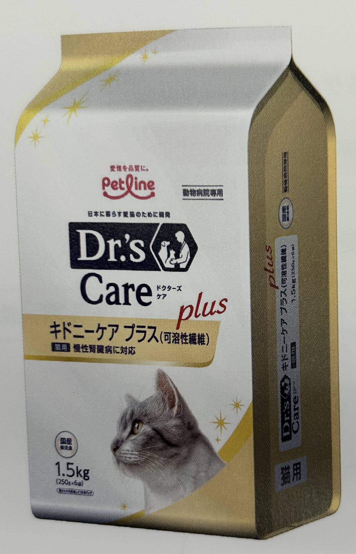 ペットライン Dr`s Care 猫用キドニーケアプラス（可溶性繊維）（1.5㎏(250ｇ×6)）