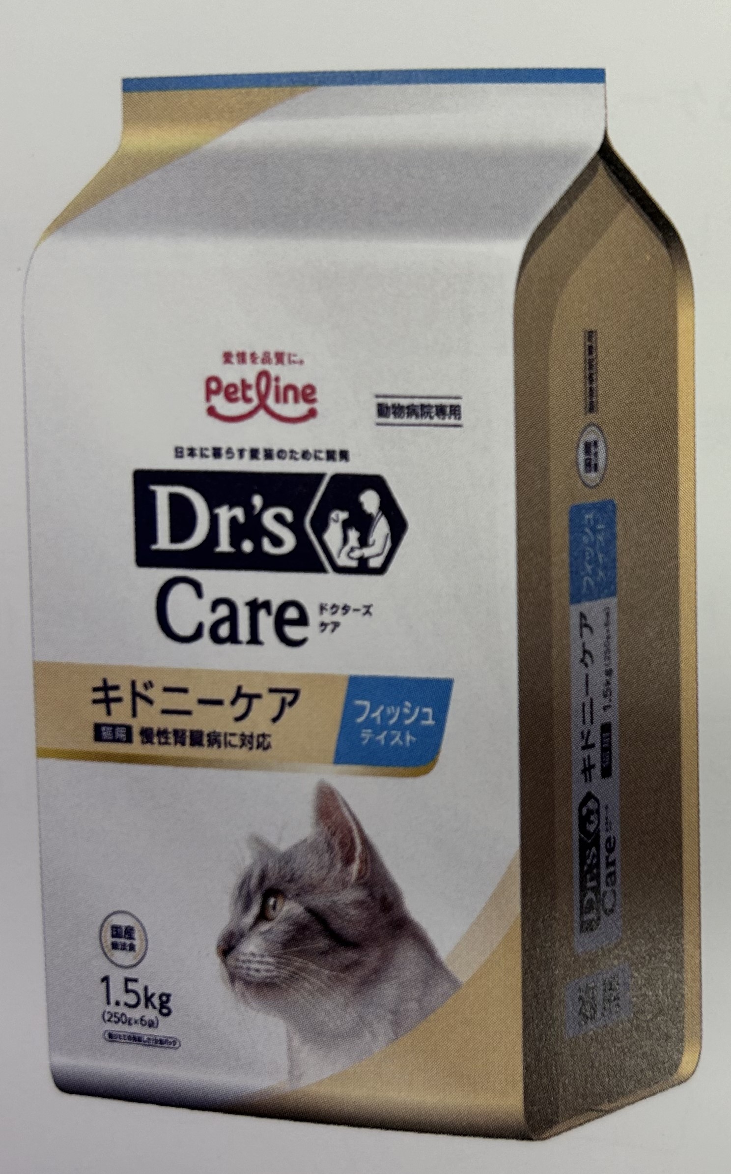 ペットライン Dr`s Care  猫用キドニーケア フィッシュ（1.5㎏(250ｇ×6)）