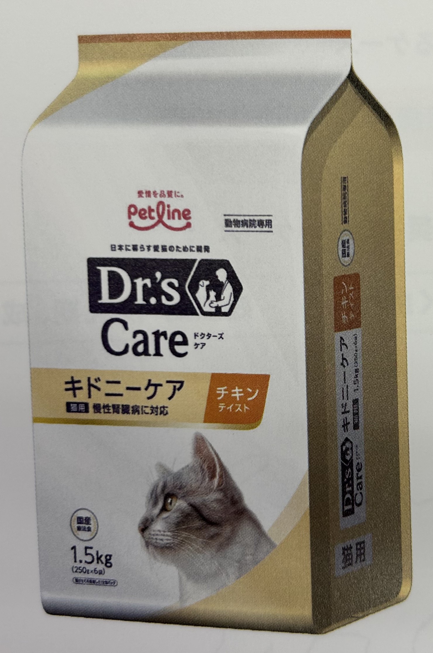 ペットライン Dr`s Care 猫用キドニーケア チキン（1.5㎏(250ｇ×6)）